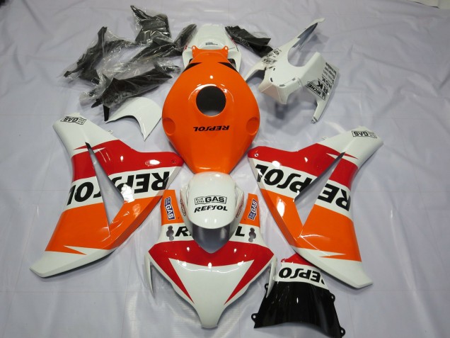 2008-2011 White Repsol Design Honda CBR1000RR Fairings 2008-2011 White Repsol Design Honda CBR1000RR Fairings
