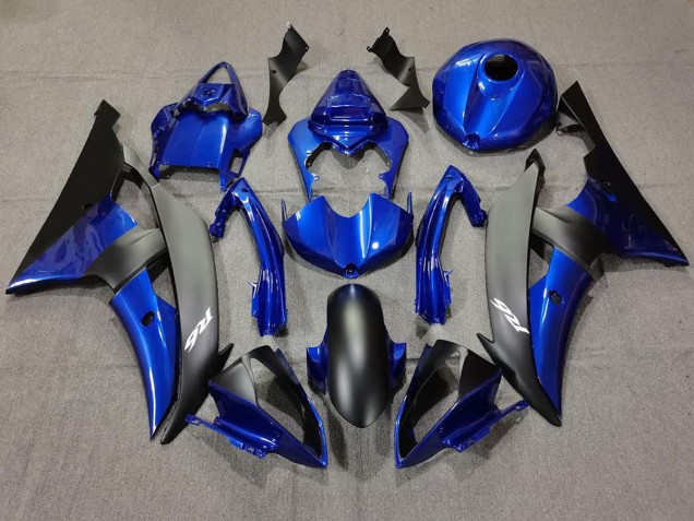 2008-2016 Dark Blue and Matte Black Yamaha R6 Fairings 2008-2016 Dark Blue and Matte Black Yamaha R6 Fairings