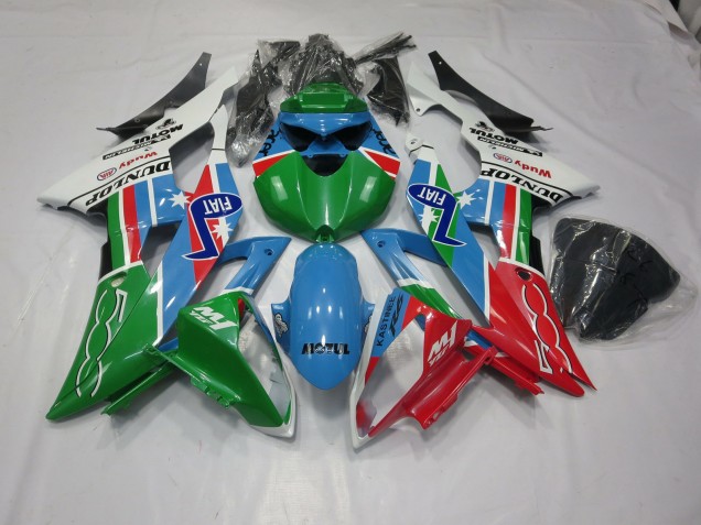 2008-2016 Dunlop Design Yamaha R6 Fairings