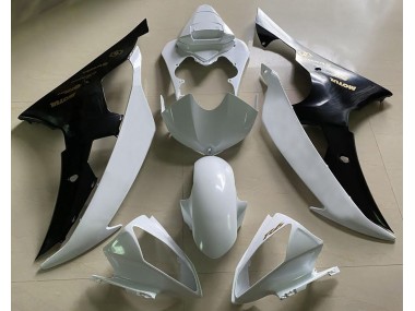 2008-2016 Gloss White and Black & Gold Yamaha R6 Fairings