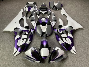 2008-2016 Mystic Purple Snow Camo Yamaha R6 Fairings