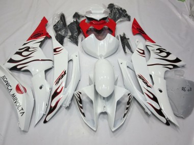 2008-2016 Special Flame Red Yamaha R6 Fairings