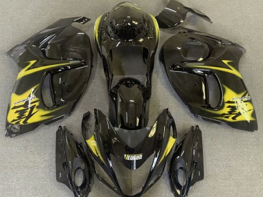 2008-2019 Gloss Black & Yellow Suzuki GSXR 1300 Fairings