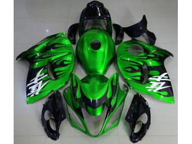 2008-2019 Gloss Green & Black Suzuki GSXR 1300 Fairings