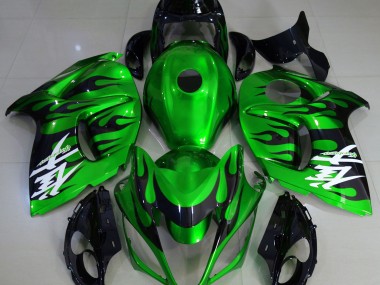 2008-2019 Gloss Green & Black Suzuki GSXR 1300 Fairings
