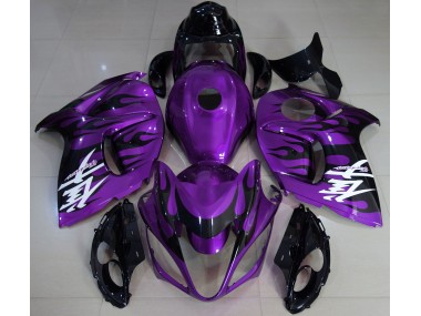 2008-2019 Gloss Purple & Black Suzuki GSXR 1300 Fairings