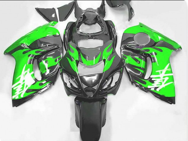 2008-2019 Green and Grey Suzuki GSXR 1300 Fairings 2008-2019 Green and Grey Suzuki GSXR 1300 Fairings