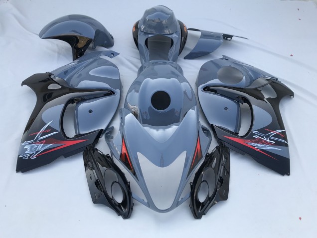 2008-2019 Nardo Grey and Black Limited Suzuki GSXR 1300 Fairings 2008-2019 Nardo Grey and Black Limited Suzuki GSXR 1300 Fairings