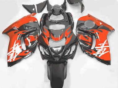 2008-2019 Orange and Grey Suzuki GSXR 1300 Fairings