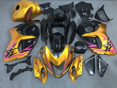 2008-2019 Shiny Gold with Black Suzuki GSXR 1300 Fairings