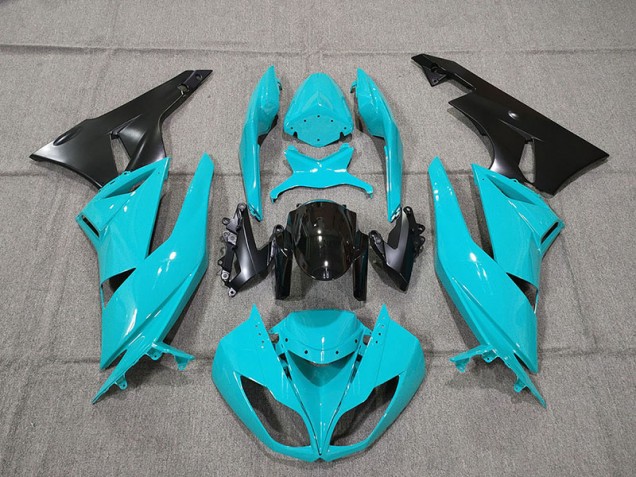 2009-2012 Blue Kawasaki ZX6R Fairings 2009-2012 Blue Kawasaki ZX6R Fairings