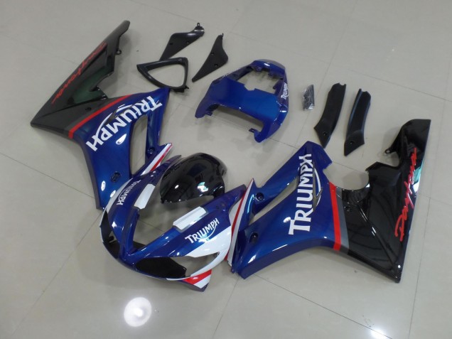 2009-2012 Blue and White Triumph Daytona 675 Fairings 2009-2012 Blue and White Triumph Daytona 675 Fairings