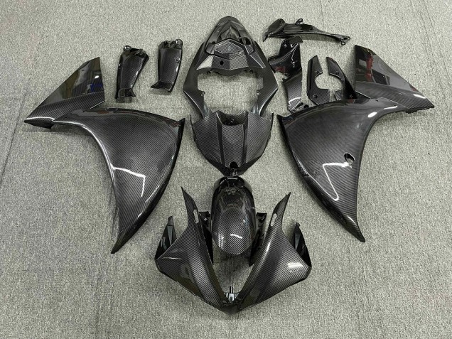 2009-2012 Carbon Fiber Style Yamaha R1 Fairings 2009-2012 Carbon Fiber Style Yamaha R1 Fairings