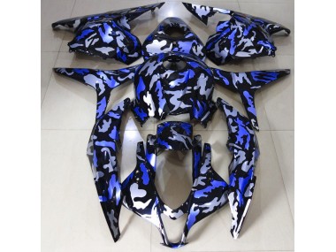 2009-2012 Dark Blue Snow Camo Honda CBR600RR Fairings
