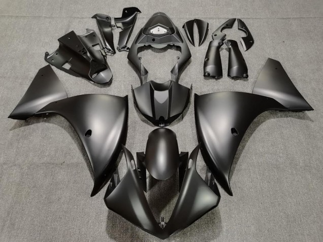 2009-2012 Full Matte Black Yamaha R1 Fairings 2009-2012 Full Matte Black Yamaha R1 Fairings