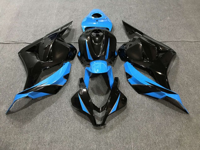 2009-2012 Gloss Black & Sky Blue Honda CBR600RR Fairings 2009-2012 Gloss Black & Sky Blue Honda CBR600RR Fairings