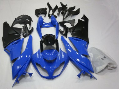 2009-2012 Gloss Blue & Black Kawasaki ZX6R Fairings