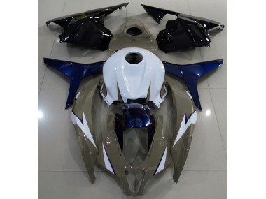 2009-2012 Gloss Brown and Blue Honda CBR600RR Fairings