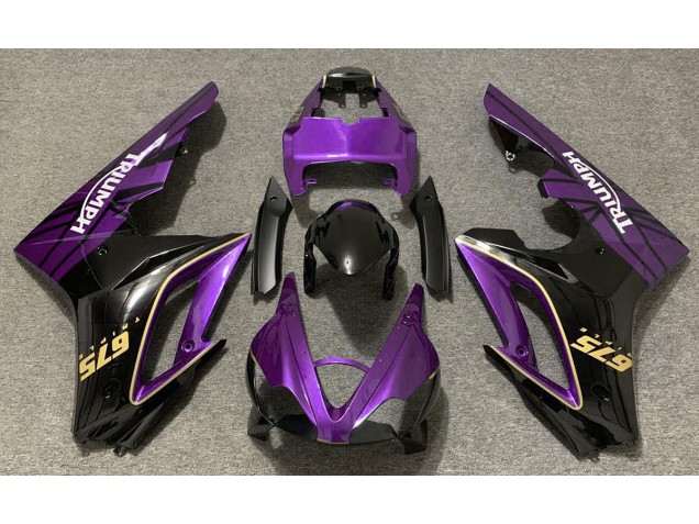 2009-2012 Gloss Purple and Black Triumph Daytona 675 Fairings 2009-2012 Gloss Purple and Black Triumph Daytona 675 Fairings