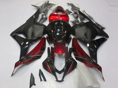 2009-2012 Gloss Red and Black Honda CBR600RR Fairings