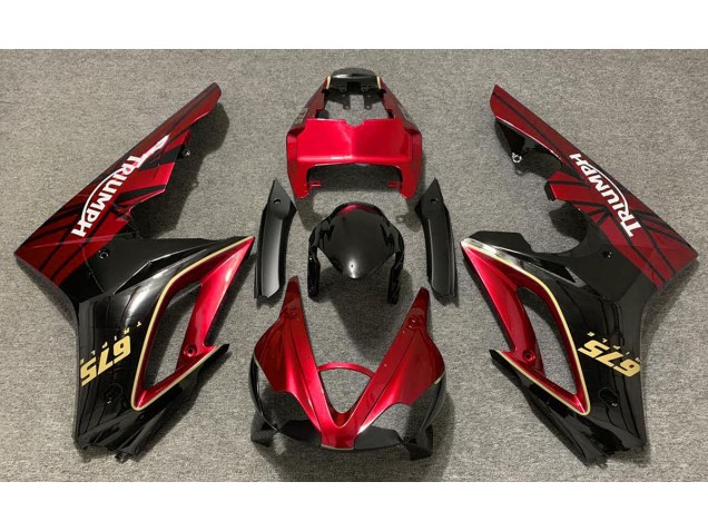 2009-2012 Gloss Red and Black Triumph Daytona 675 Fairings 2009-2012 Gloss Red and Black Triumph Daytona 675 Fairings