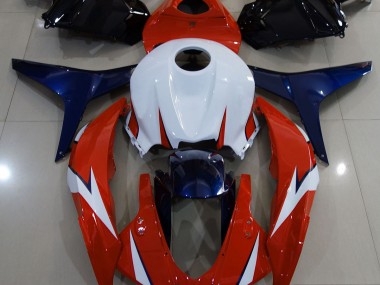 2009-2012 Gloss Red and Blue Honda CBR600RR Fairings