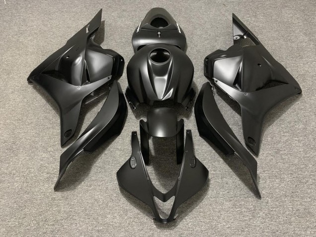2009-2012 Matte Black w Decals Honda CBR600RR Fairings 2009-2012 Matte Black w Decals Honda CBR600RR Fairings
