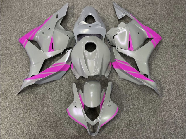 2009-2012 Nardo Gray and Pink Honda CBR600RR Fairings
