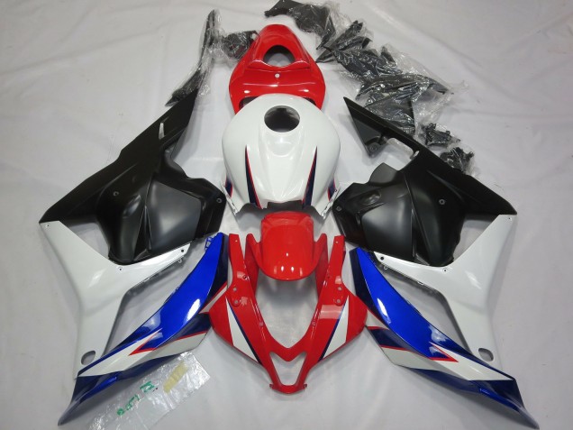 2009-2012 OEM Style Black White Red and Blue Honda CBR600RR Fairings 2009-2012 OEM Style Black White Red and Blue Honda CBR600RR Fairings