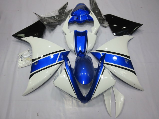 2009-2012 OEM Style Blue White Yamaha R1 Fairings 2009-2012 OEM Style Blue White Yamaha R1 Fairings