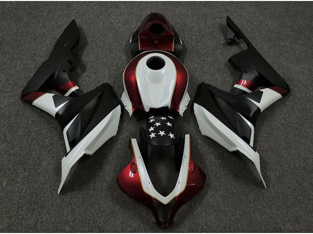 2009-2012 Racing Red and Black Honda CBR600RR Fairings