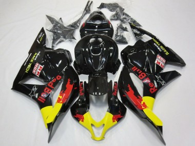 2009-2012 Red Bull Gloss Black Honda CBR600RR Fairings