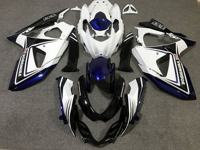 2009-2016 Blue Black and white Suzuki GSXR 1000 Fairings 2009-2016 Blue Black and white Suzuki GSXR 1000 Fairings