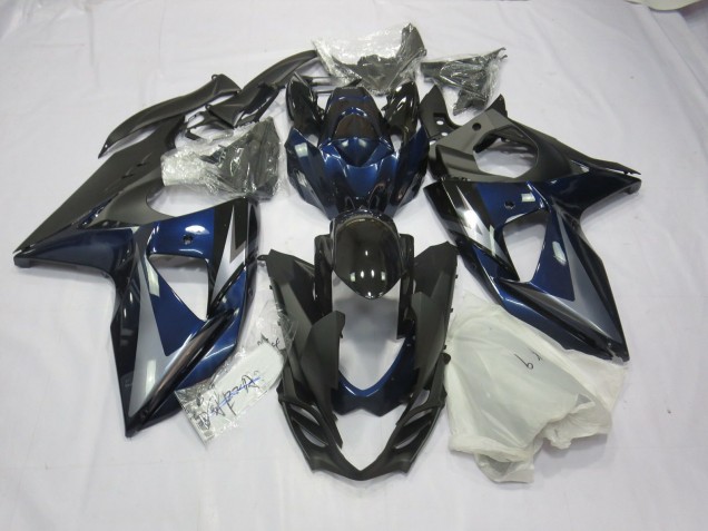 2009-2016 Blue Silver and Black Suzuki GSXR 1000 Fairings 2009-2016 Blue Silver and Black Suzuki GSXR 1000 Fairings