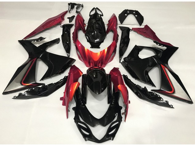 2009-2016 Burnt Orange and Black Suzuki GSXR 1000 Fairings 2009-2016 Burnt Orange and Black Suzuki GSXR 1000 Fairings