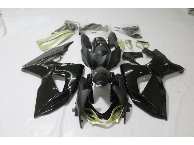 2009-2016 Gloss Black Matte Silver Suzuki GSXR 1000 Fairings 2009-2016 Gloss Black Matte Silver Suzuki GSXR 1000 Fairings