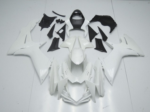 2009-2016 Gloss White Suzuki GSXR 1000 Fairings 2009-2016 Gloss White Suzuki GSXR 1000 Fairings