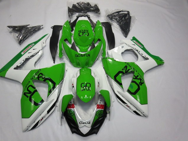 2009-2016 Green Go Fun Suzuki GSXR 1000 Fairings 2009-2016 Green Go Fun Suzuki GSXR 1000 Fairings