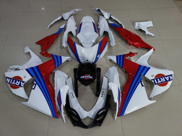 2009-2016 Martini Custom Suzuki GSXR 1000 Fairings 2009-2016 Martini Custom Suzuki GSXR 1000 Fairings