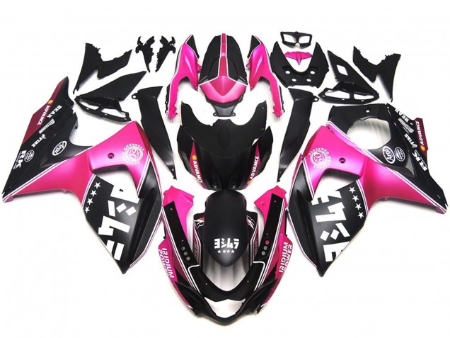 2009-2016 Matte Pink Custom Suzuki GSXR 1000 Fairings 2009-2016 Matte Pink Custom Suzuki GSXR 1000 Fairings