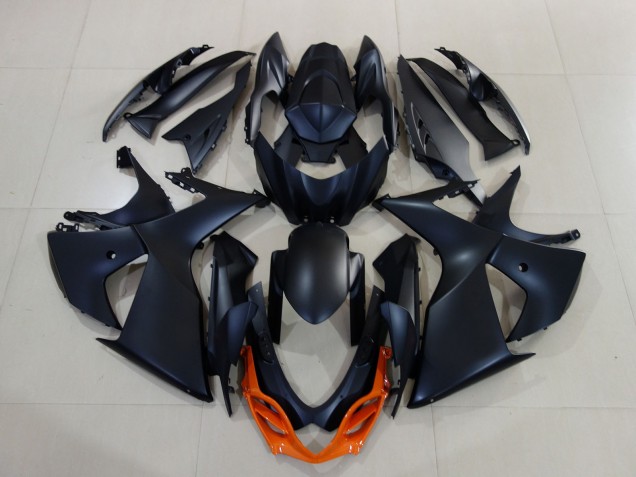 2009-2016 Matte and Orange Suzuki GSXR 1000 Fairings 2009-2016 Matte and Orange Suzuki GSXR 1000 Fairings