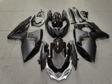 2009-2016 Plain Matte and Gloss Black Suzuki GSXR 1000 Fairings