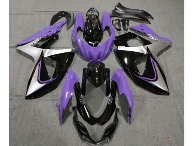2009-2016 Purple Silver and Black Suzuki GSXR 1000 Fairings