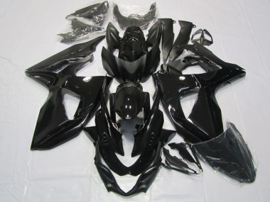 2009-2016 White Black and Blue Suzuki GSXR 1000 Fairings