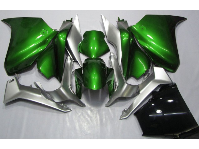 2010-2013 Deep Green and Silver Honda VFR1200 Fairings 2010-2013 Deep Green and Silver Honda VFR1200 Fairings