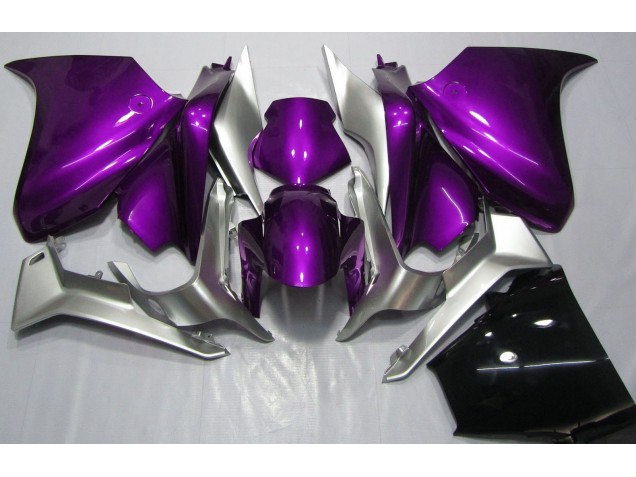 2010-2013 Deep Purple and Silver Honda VFR1200 Fairings 2010-2013 Deep Purple and Silver Honda VFR1200 Fairings