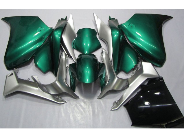2010-2013 Seafoam Green and Silver Honda VFR1200 Fairings 2010-2013 Seafoam Green and Silver Honda VFR1200 Fairings