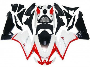 2010-2015 Gloss White & Red Aprilia RSV4 1000 Fairings