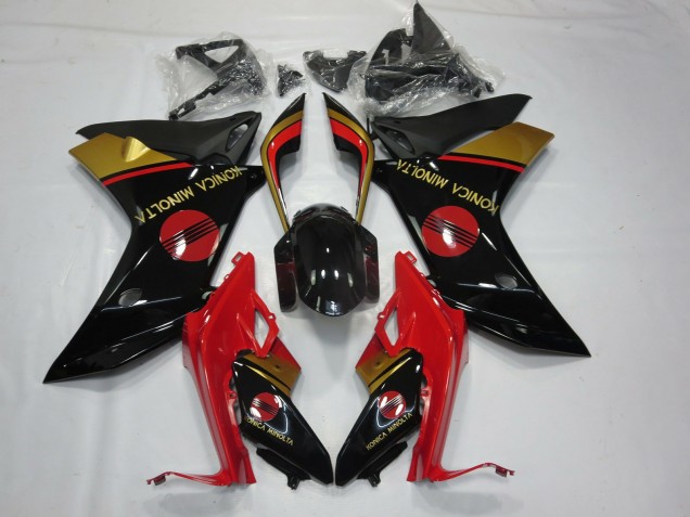 2011-2012 KM Red Black and Gold Honda CBR600F Fairings 2011-2012 KM Red Black and Gold Honda CBR600F Fairings