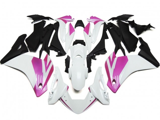2011-2013 Pink and White Gloss Honda CBR250RR Fairings